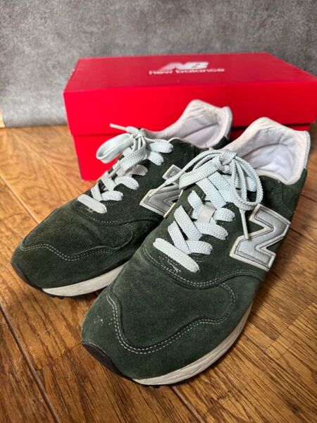 【ジャンク】 New Balance グリーン 27.5cm