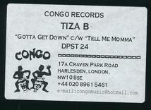 TIZA B/GOTTA GET DOWN/TELL ME MOMMA/UK盤/中古12インチ!! 商品管理番号：20667_画像2