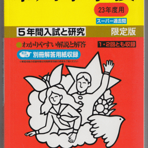 過去問 市川中学校 平成23年度用(2011年)5年間入試と研究