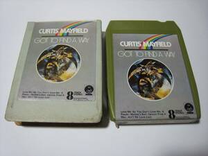 [8 truck tape ] CURTIS MAYFIELD / GOT TO FIND A WAY UK version car tis*mei field gut *tu* fine do*a* way 