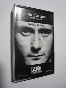 【カセットテープ】 PHIL COLLINS / FACE VALUE US版 フィル・コリンズ 夜の囁き