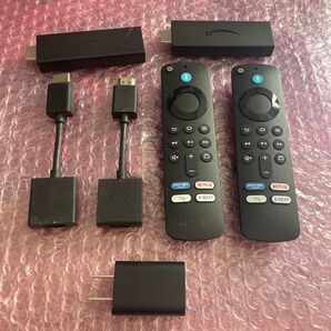 Amazon Fire TV Stick S3L46N 2個セット リモコン付き アマゾン ファイヤーTVスティック 現状渡し⑦