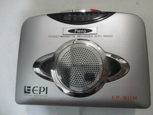 中古のEPIラジオカセットプレーヤー（EP-911M)