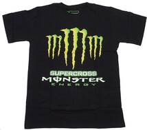 MONSTER ENERGY モンスターエナジー スーパークロス 半袖 Tシャツ （ブラック）(XL) [並行輸入品]_画像1