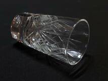 ショットグラス 切子 口径約3.4㎝ 高さ約6㎝ 酒器 ガラス ぐい飲み 【1633】_画像10