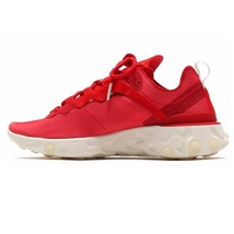 ■ナイキ ウィメンズ リアクト エレメント 55 レッド/レッド/ホワイト 新品 24.5cm US7.5 NIKE W REACT ELEMENT 55 RED_画像3