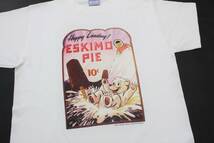 UTS09エスキモー パイM半袖TシャツUSA製Eskimo Pieアドバタイジング アイスクリーム 白くま_画像4
