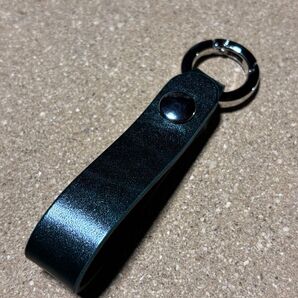 ベルトループキーホルダー ベルギー産ルガト ハンドメイド