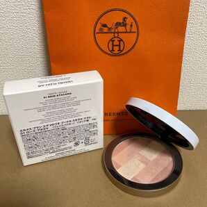 エルメス☆プラン エアHトリオ プードルミネラルナクレ☆01ローズ・アタカマ☆フェイスパウダー