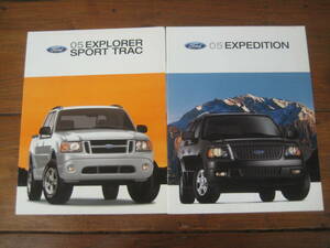 [USA catalog ]*2005 FORD EXPLORER SPORT TRAC & EXPEDITION* American version Ford Explorer *[ prompt decision ]