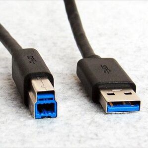 USB 3.0 ケーブル A-B 黒 長さ約1.8m 新品・未使用