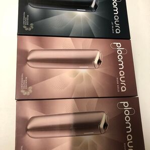 Ploom AURA スターターキット ジェットブラック1&ローズゴールド 2 合計3台まとめ未開封未使用