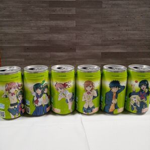 とある科学の超電磁砲 空き缶 6個セット 御坂美琴