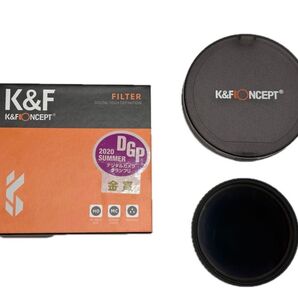 K&FCONCEPT NANO-X バリアブル(可変式) NDフィルター 77mm 減光範囲ND8~ND128