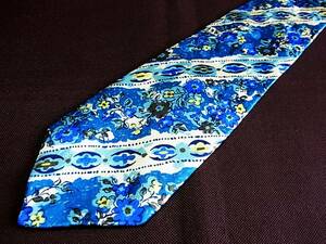 0^o^0ocl!rb2070 beautiful goods Ungaro [ plant * flower * watercolor painting ] necktie 