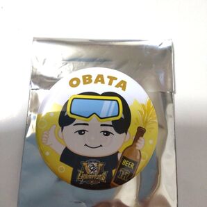 阪神タイガース 選手イラスト 缶バッジ 2025 優勝記念 阪神百貨店限定 セ・リーグ セリーグ 小幡