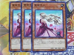 遊戯王　★　薔薇恋人　★　中古品　プレイ専用　ノーマル　３枚セット　スレあり