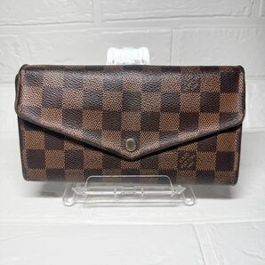 ルイ・ヴィトン ポルトフォイユ・サラ 二つ折り長財布 財布 LV ダミエ