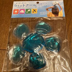 繰り返し使える ハットクール 帽子の中をクールダウン 熱中症対策 アウトドア