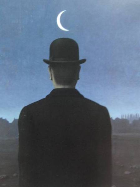 Rene Magritte, MASTER OF ECOLE, Overseas edition, extremely rare, raisonné, New with frame, wanko, Painting, Oil painting, Portraits