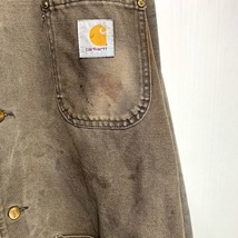 carhartt カバーオール ダークブラウン カーハート ワーク ジャケット 古着 メンズ 大きい ビッグ オーバー サイズ ダック_画像3