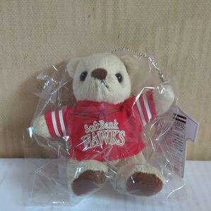 ソフトバンクホークス SoftBank HAWKS くま ぬいぐるみ キーホルダー 未使用
