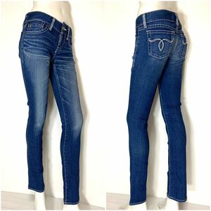 MOUSSY Moussy slim stretch W25 M size 70cm