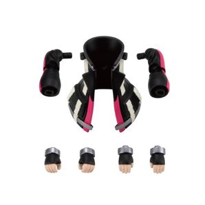 リンクトラベラーズ〜ブルービルへの潜入編〜SIDE:C アウターコート(黒×ピンク)