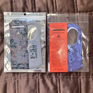 CLUBNOIZ TECH-MASK 洗えるマスク F-35デザイン・海上自衛隊迷彩デザイン