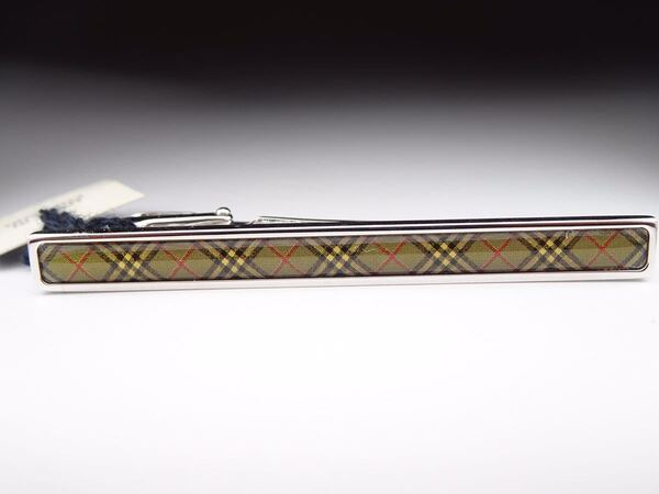 新品 バーバリー 箱付き タータンチェック ネクタイピン タイピン タイバー