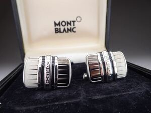  hard-to-find Montblanc asimeto Lee box attaching black cuff links cuffs 