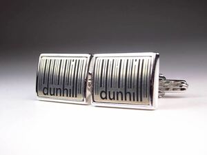 dunhill ラインロゴ　SV925 ダンヒル シルバーカフス　カフリンクス