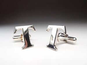 Tiffany & Co. Tiffany T Logo 925 cuffs cuff links 