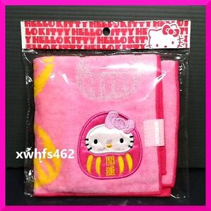 サンリオ ハローキティ 群馬限定 高崎だるまキティ ジャガードタオル 開運 幸運 ハンドタオル ハンカチ Hello Kitty