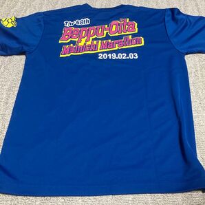 別府大分毎日マラソン 2019年 参加賞 Tシャツ ブルー