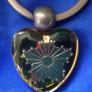 警察グッズ 菊の紋章デザイン キーリングゴールド