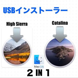 USBインストーラー macOS High Sierra&Catalina 「2 IN 1」