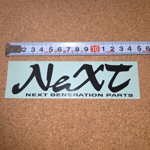 NEXT ステッカー NEXT GENERATION PARTS ブラック デカール