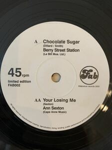 ★ FUNK ★ ANN SEXTON / YOUR LOSING ME , BERRY STREET STATION / CHOCOLATE SUGAR