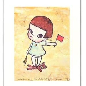 現代アート 奈良美智 ポスター 新品 『手旗信号』 日本未発売 ドイツ製