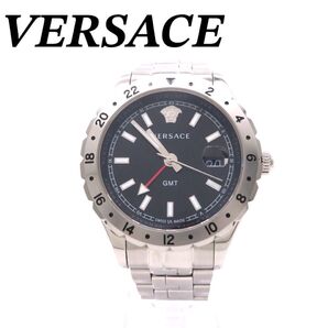 ☆極美品 ヘレニウム ヴェルサーチ GMT V11 ブラック メンズ