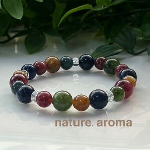 天然石パワーストーンブレスレット マルチカラー 男女兼用