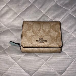 COACH 三つ折り財布 小銭入れ コンパクト