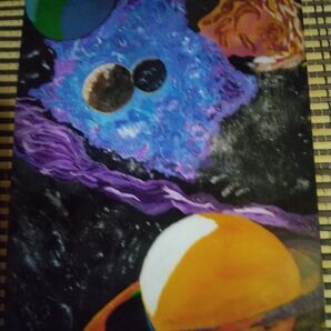 宇宙の絵画 夢見る宇宙 作者佐藤裕子