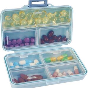 ピルケース 薬ケース サプリメントケース 1週間 常備薬収納 コンパクト