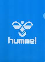 【未使用品】hummel ヒュンメル★A４クリアファイル★青・ブルー【複数購入可能】-_画像1