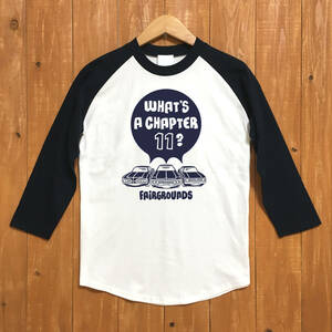 ■CHAPTER 11 ベースボールTシャツ■Lサイズ（ネイビー袖xネイビー）DODGE MOPAR ダッジ　モパ－