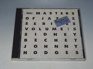 MASTER OF JAZZ VOL.5 シドニー・ベシェ+ジョニー・ホッジス 国内盤CD