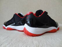 国内正規 NIKE Air Jordan 11 Retro Low BRED US9 27cm 未使用新品 エアジョーダン11 ブルズ 黒赤_画像3