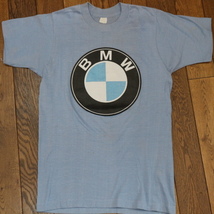 80s USA製 BMW Tシャツ M ブルー エンブレム ロゴ 企業 車 90s ヴィンテージ_画像2